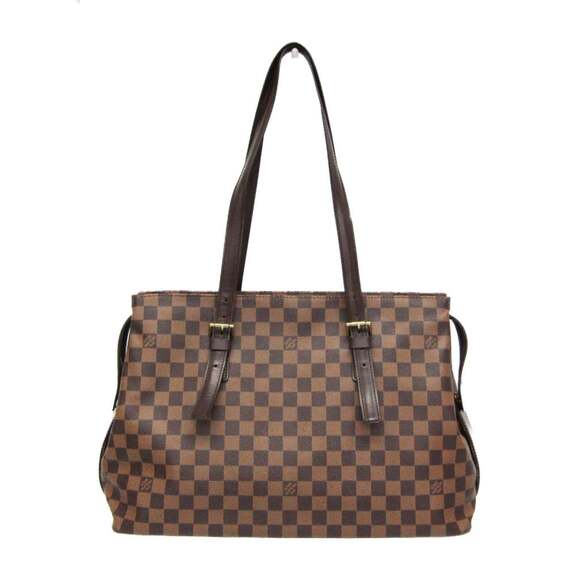 LOUIS VUITTON Authentic Brown Damier Shoulder Bag